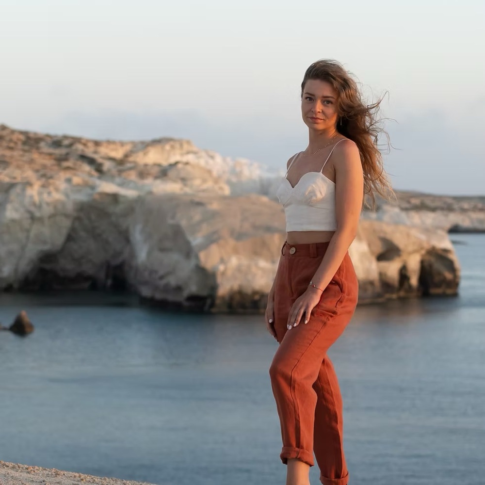 Amalka Linen Trousers Pants
